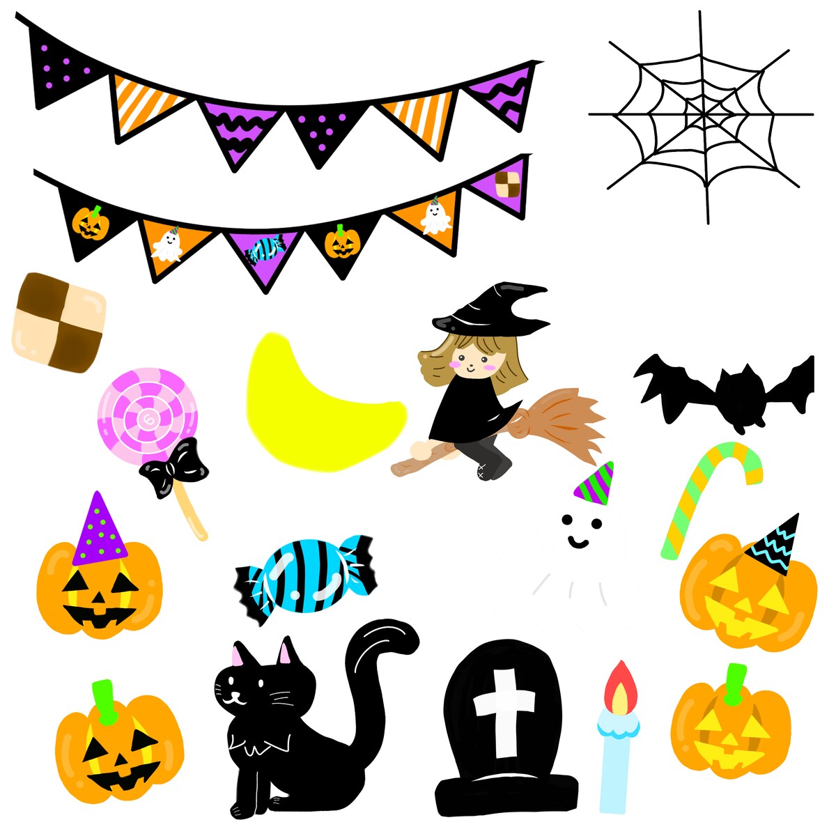 イラストAC出品ハロウィンの素材