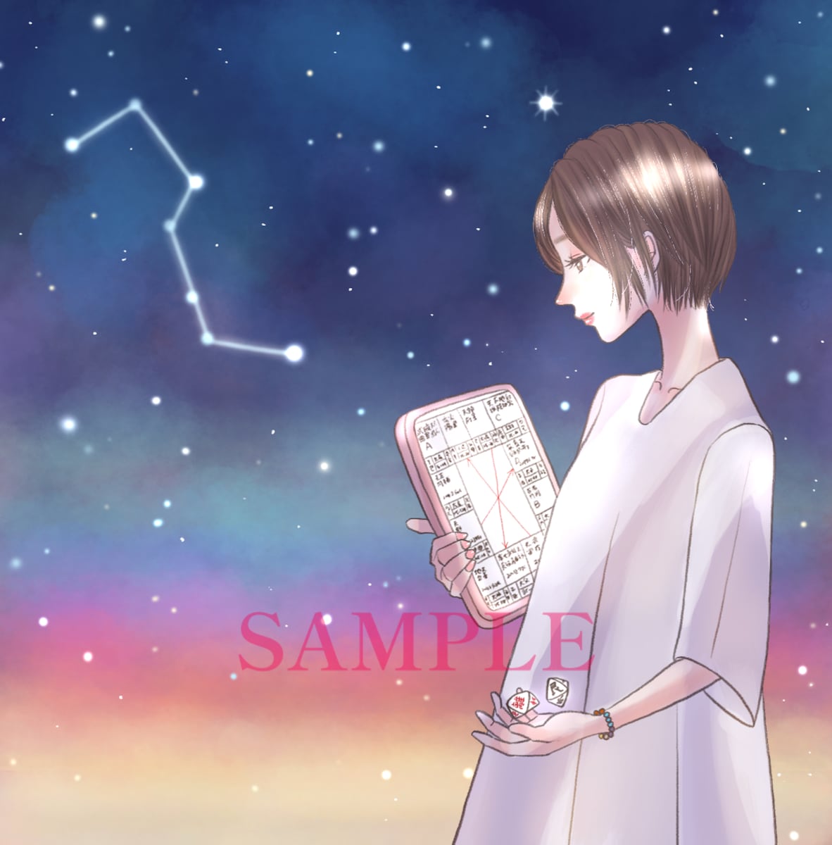 占い師様ココナラ出品画像用イラスト