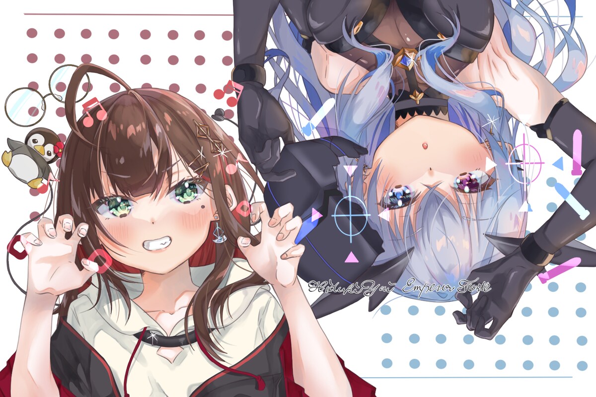 緋月ゆい＆天帝フォルテ　ヘッダー