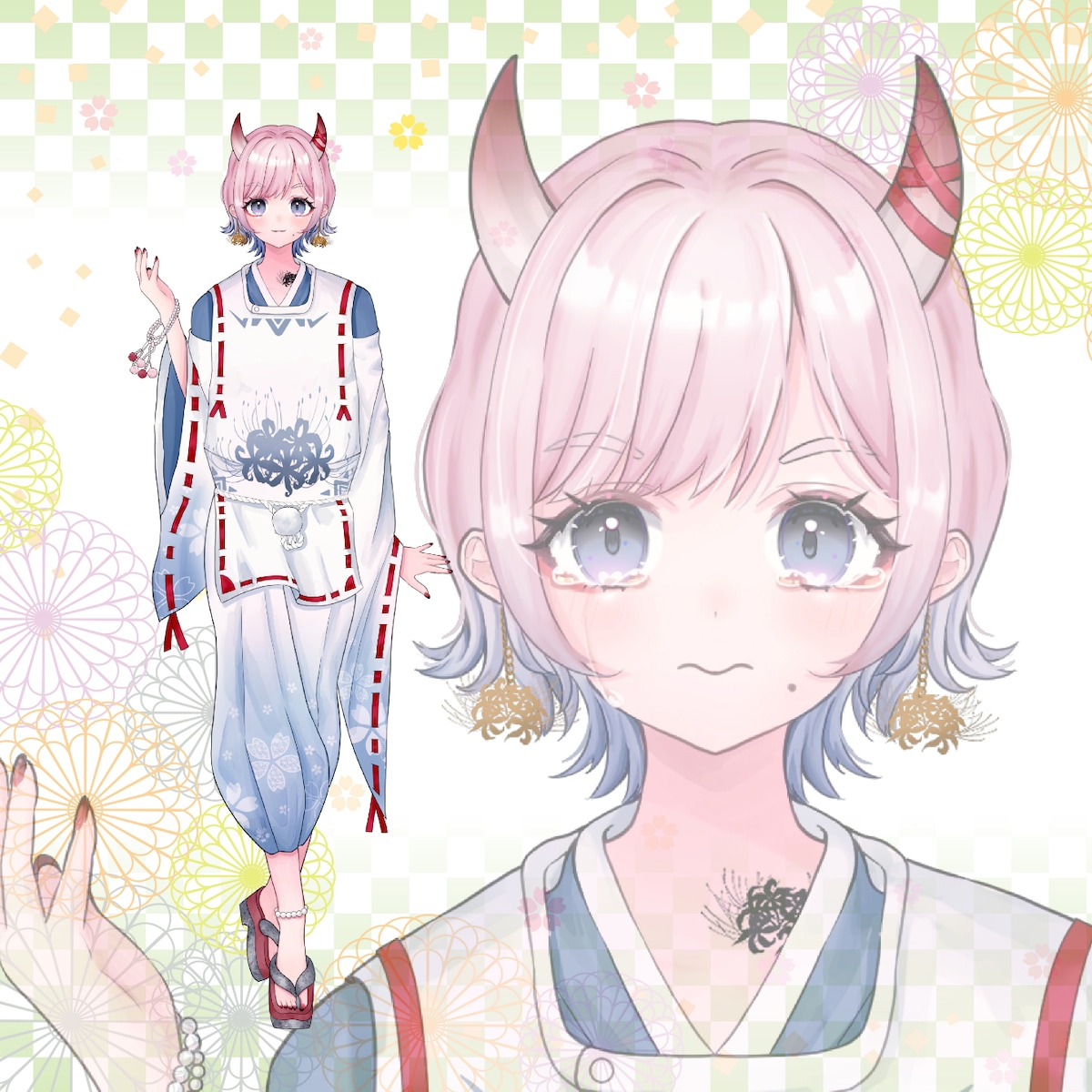 Vtuber様の立ち絵をお仕立てしました