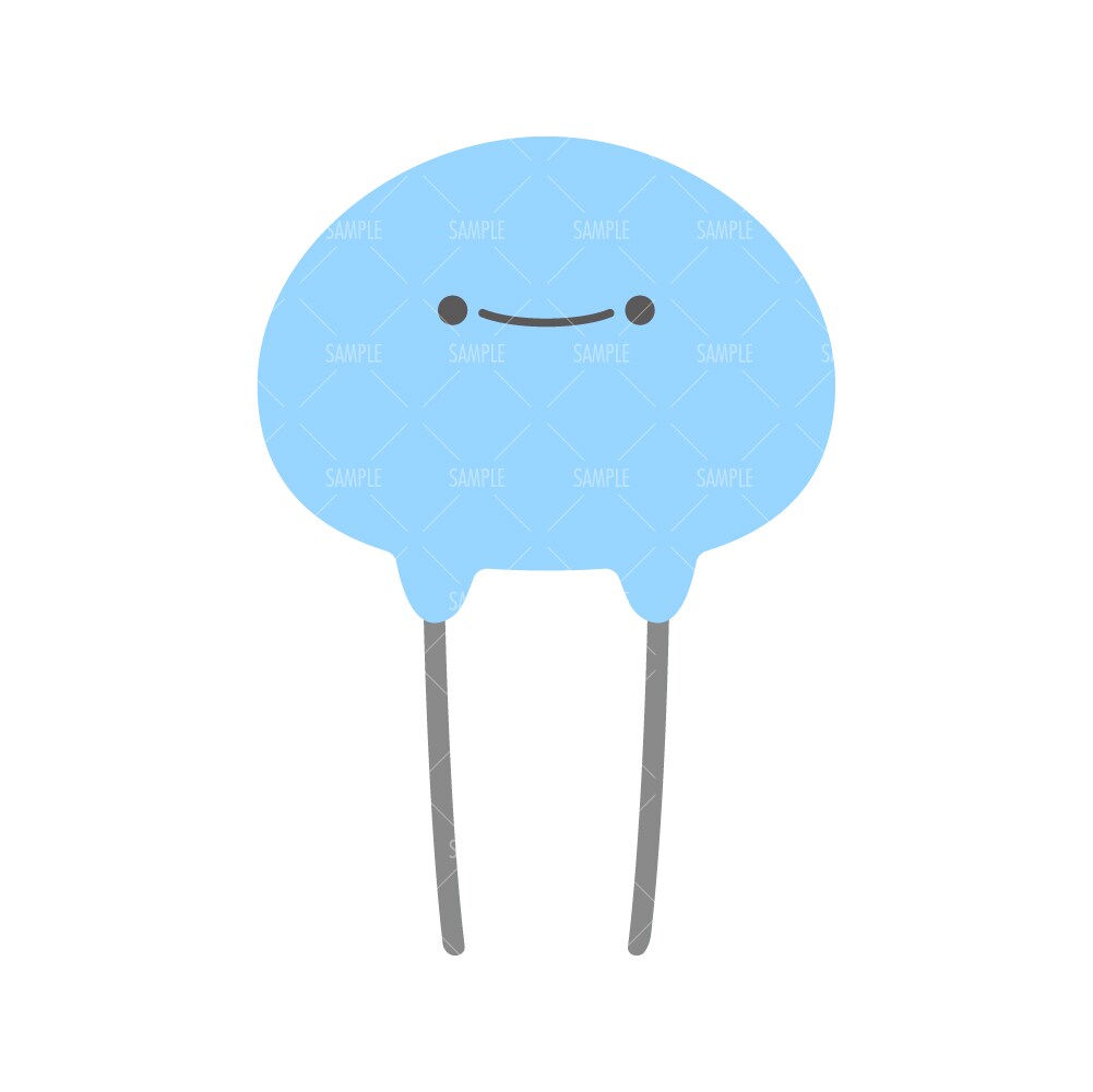 機械工場のキャラクターロゴ