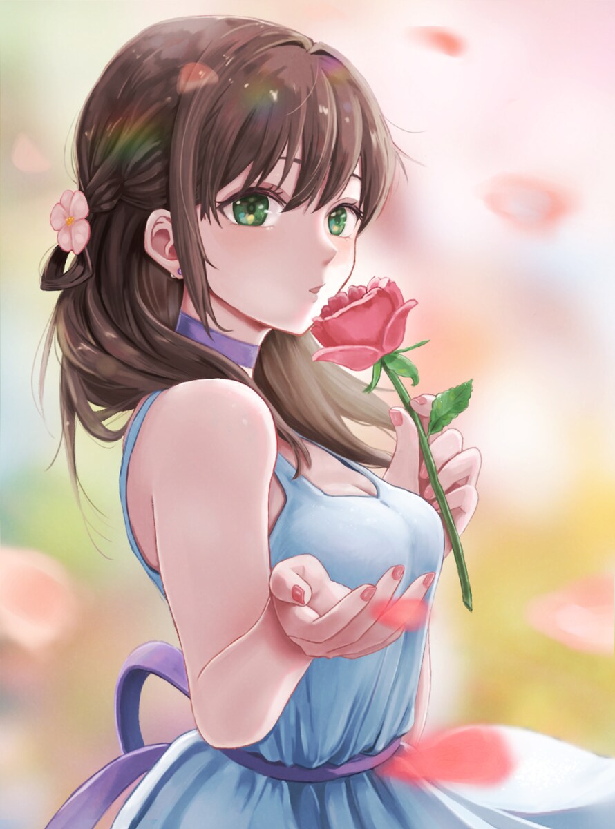 オリジナルイラスト　1枚絵　バストアップ