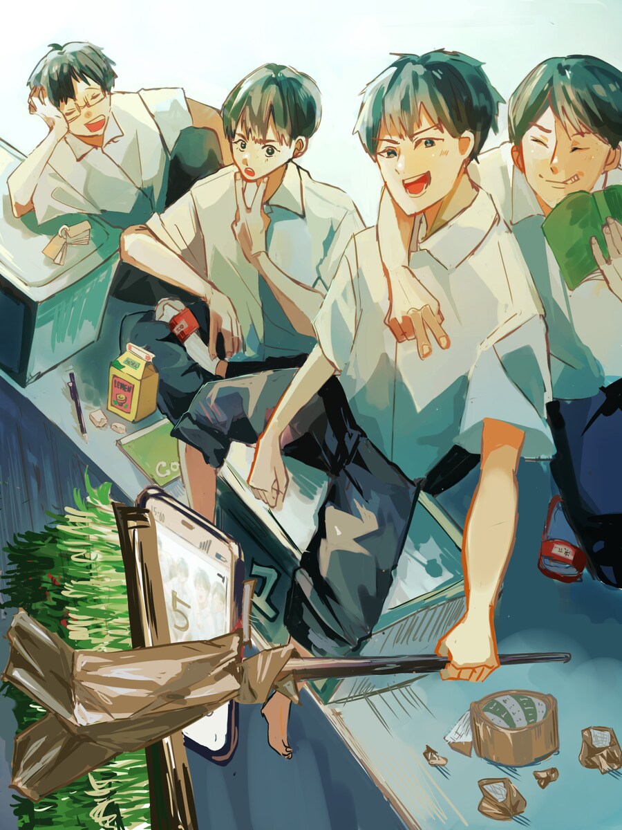 厚塗りイラスト　一枚絵