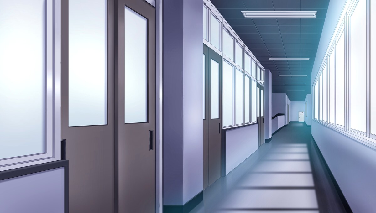 学校廊下　昼
