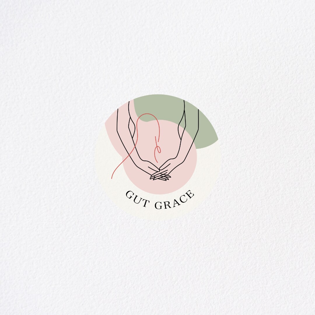 ウェルネスブランドのロゴデザイン — Gut Grace