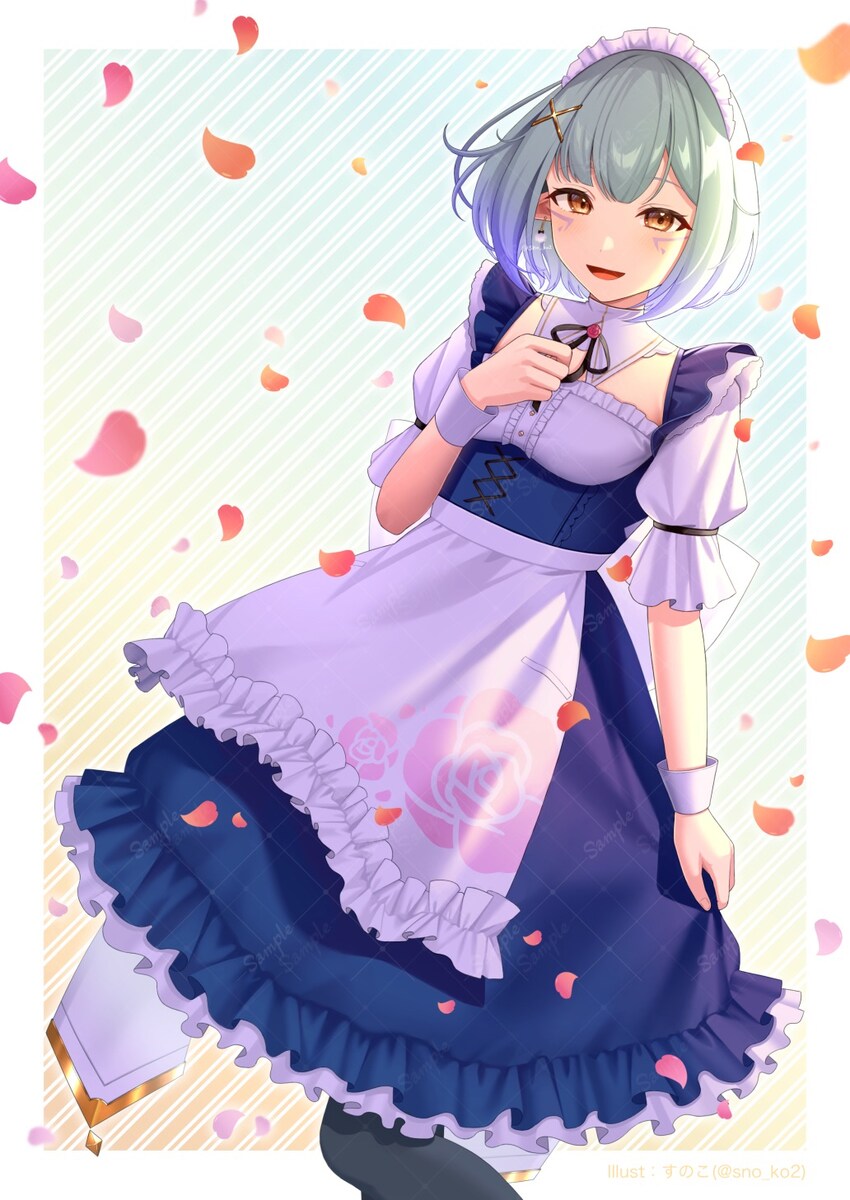 【ご依頼(キャラクターメイン一枚絵)】個人VTuber様