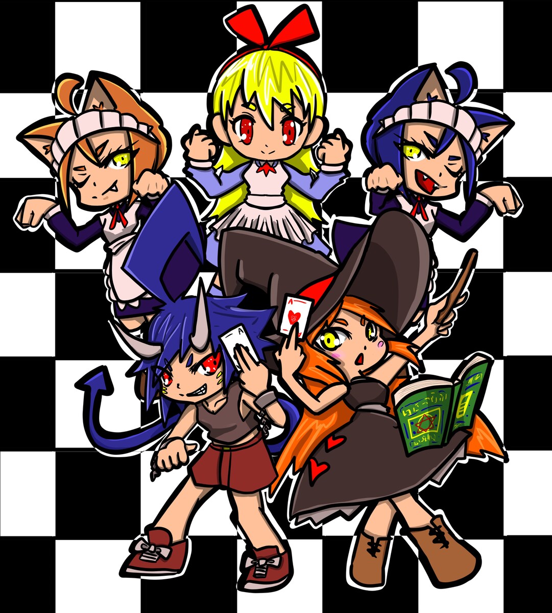 カードショプ『JOKERs』様のキャラクターデザイン