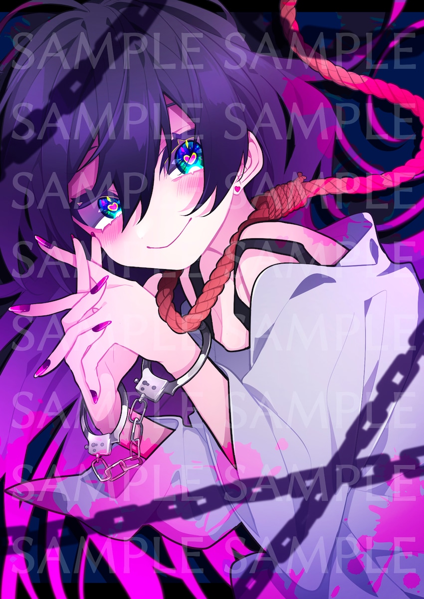 一枚絵イラストサンプル