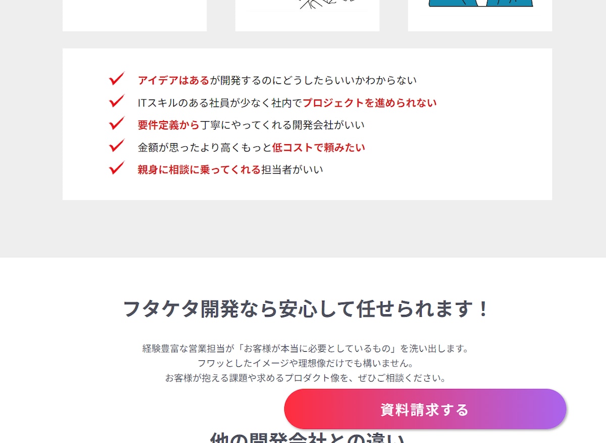 弊社宣伝用のLP制作