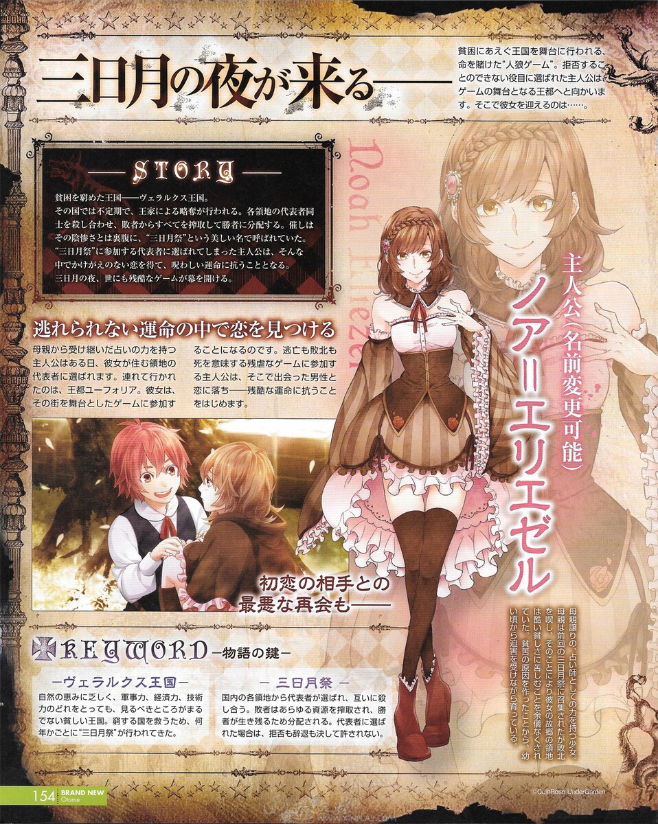 乙女ゲームキャラクター着色
