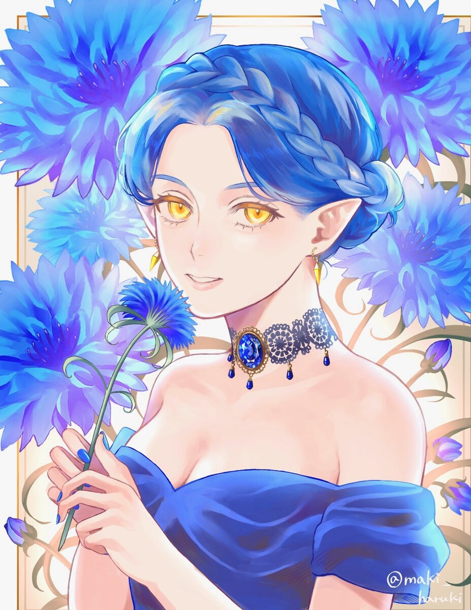 オリジナルキャラクターのイラストです。