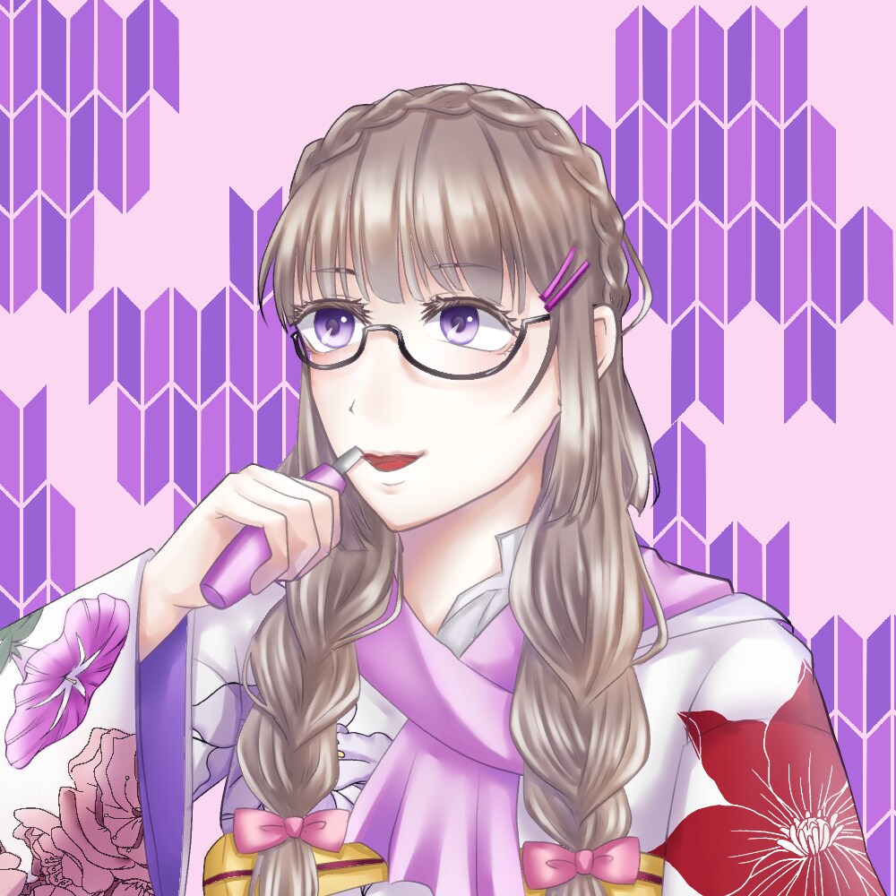 友人のSNSの誕生日イラスト
