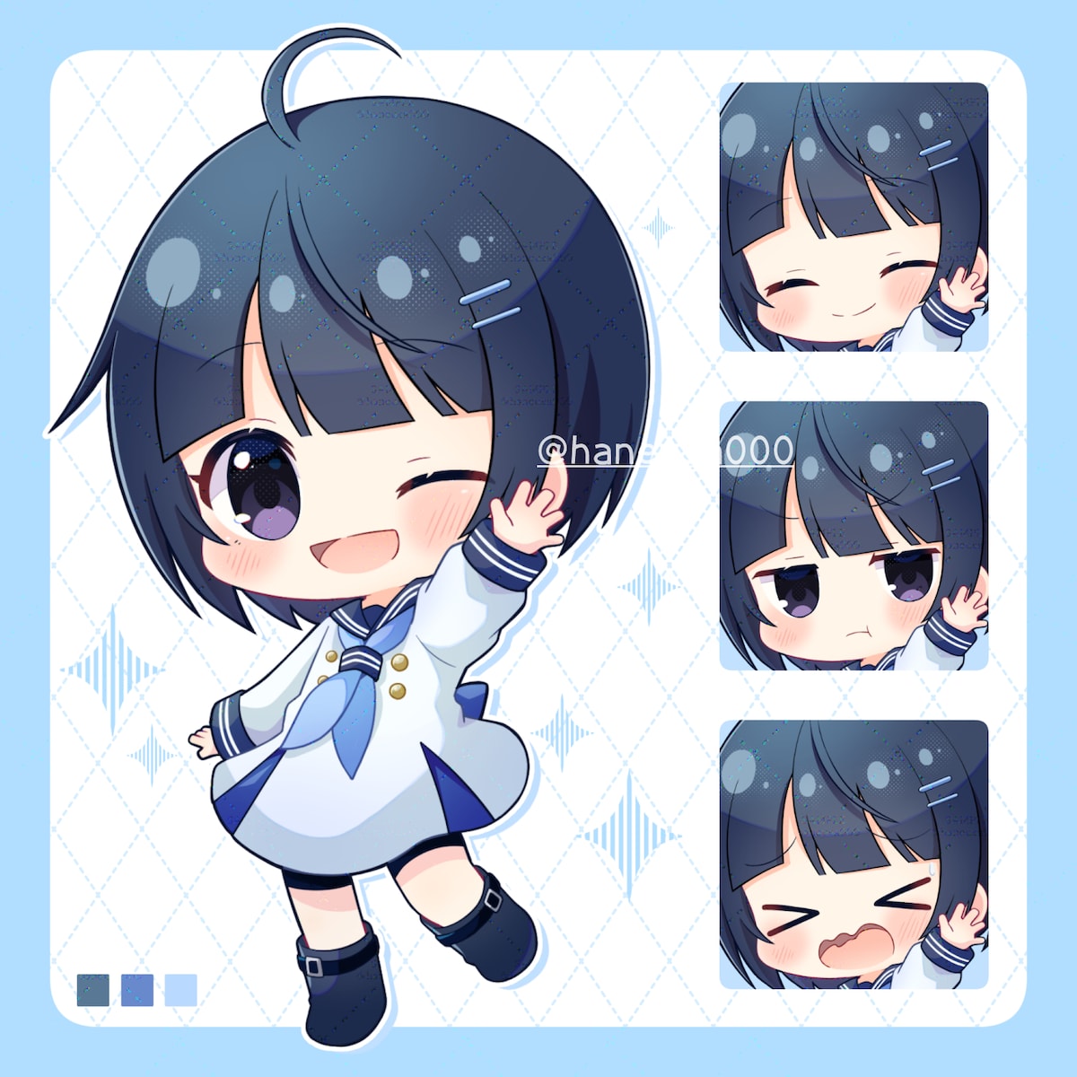 2025年4月 ミニキャライラストサンプルイメージ