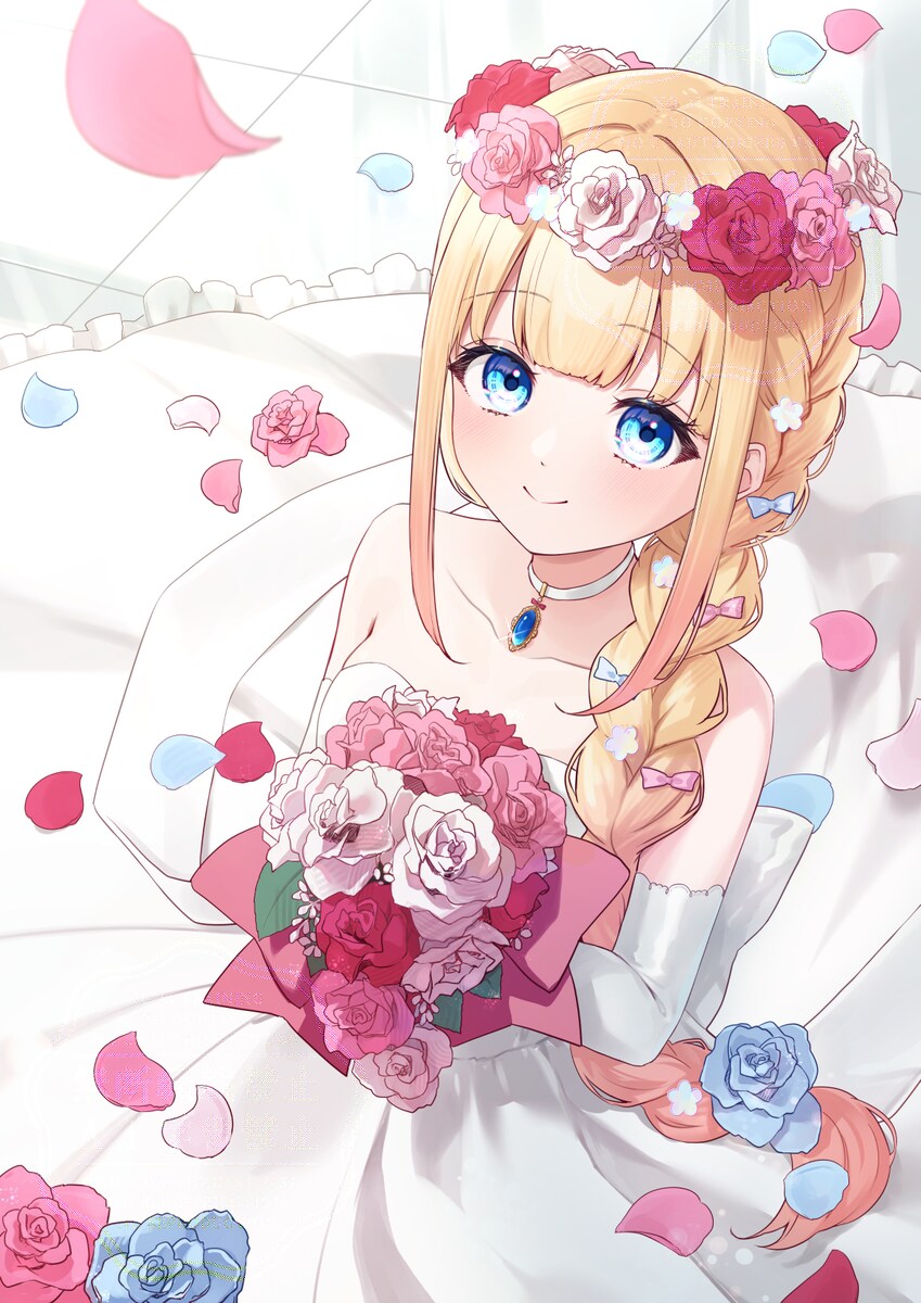 【ご依頼対応】Vtuber様活動2周年記念イラスト作成