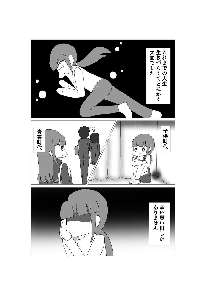 ブログのエッセイ漫画化の一部