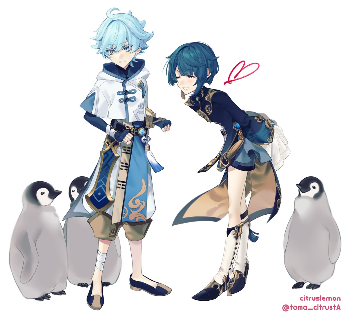 【版権キャラクター二次創作】イラストサンプル