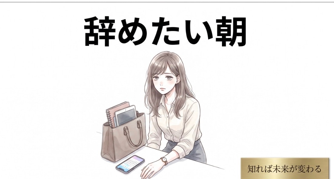 【仕事】辞めたい朝