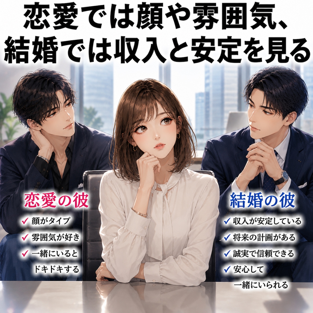 【恋愛】恋愛と結婚、選ぶ基準が変わる理由