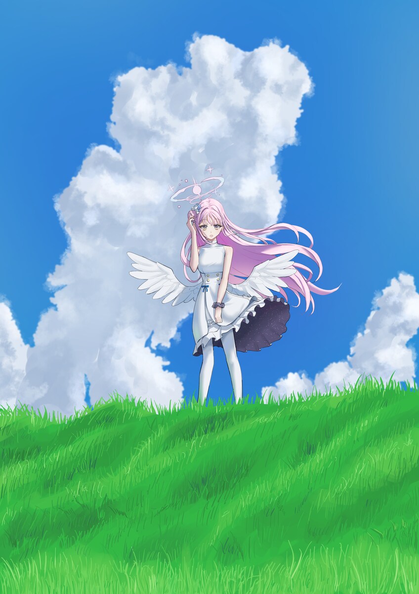 背景ありの二次創作イラスト