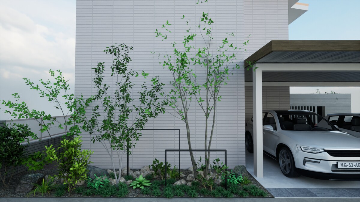 個人宅_外構_植栽