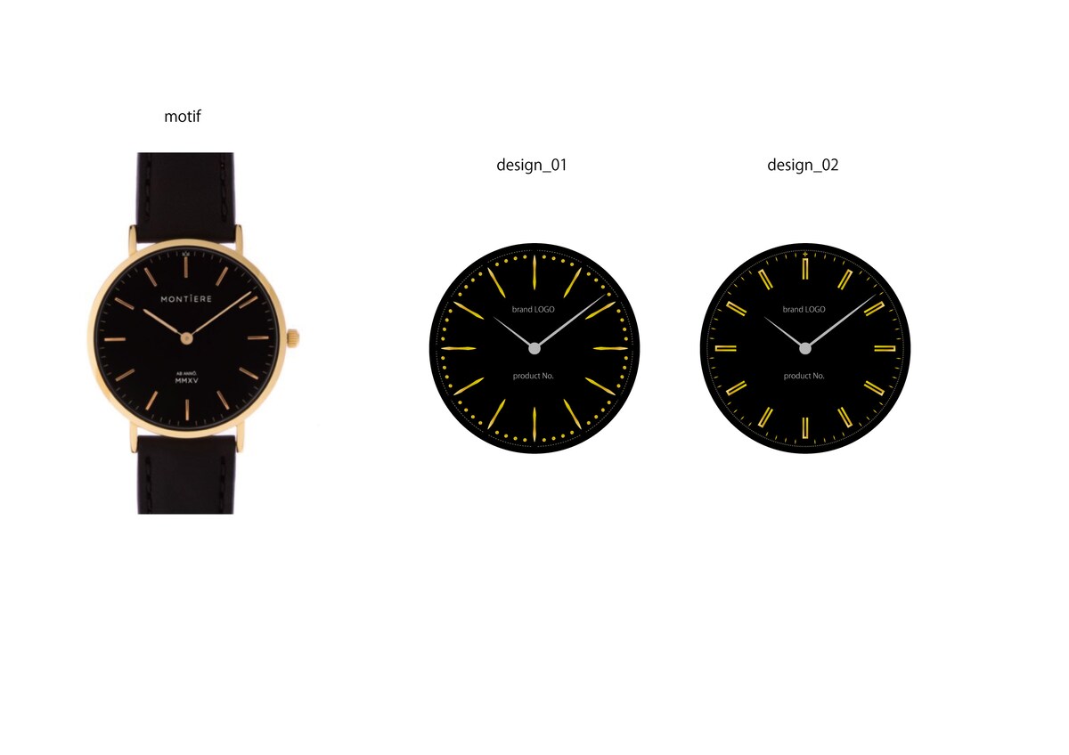 腕時計のムーブメントデザイン