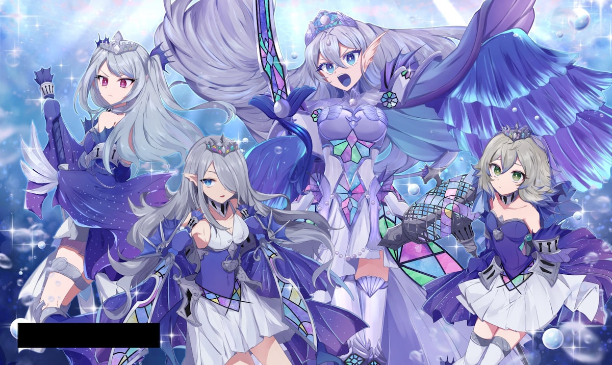 カードゲームの同人サプライのイラスト