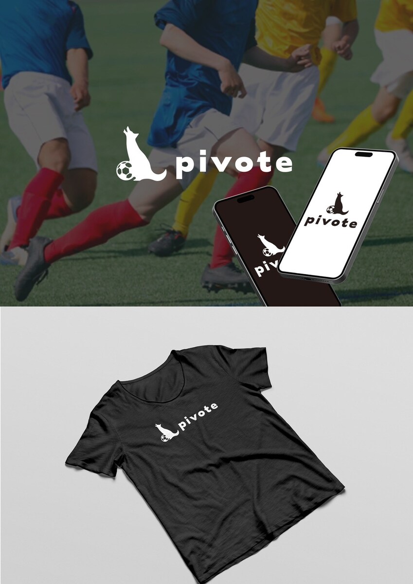 Pivote様のロゴデザインを作成しました。