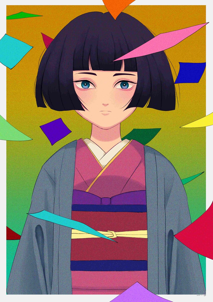 「色ひらひら」