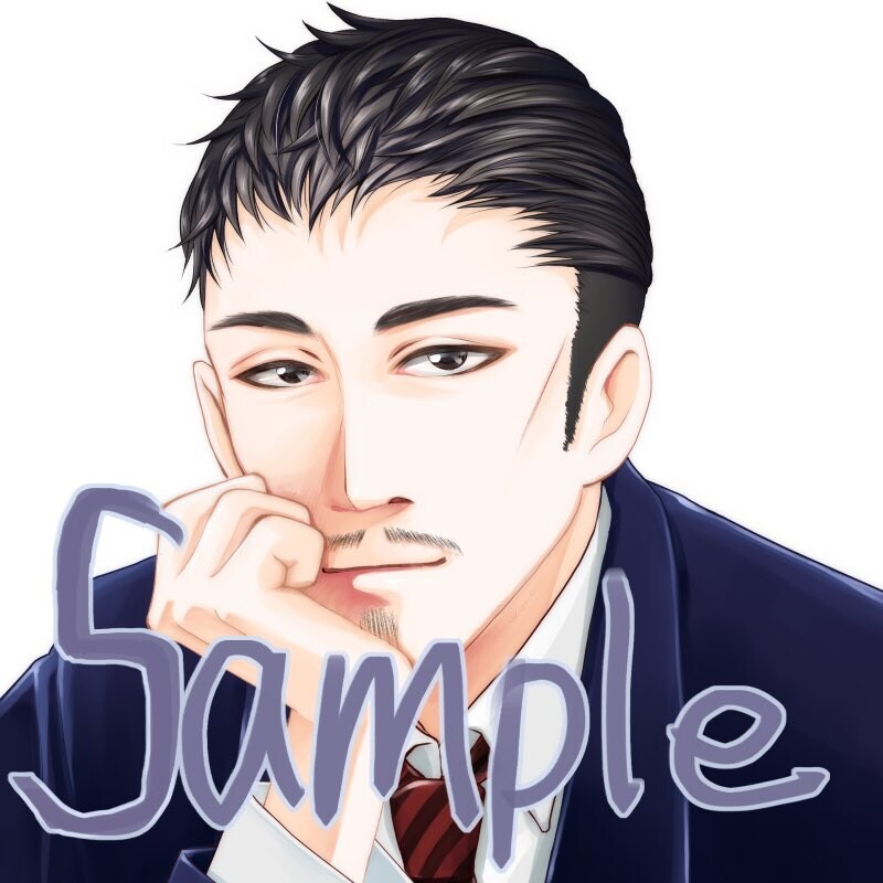 イシコさんアイコンイラスト描き起こし