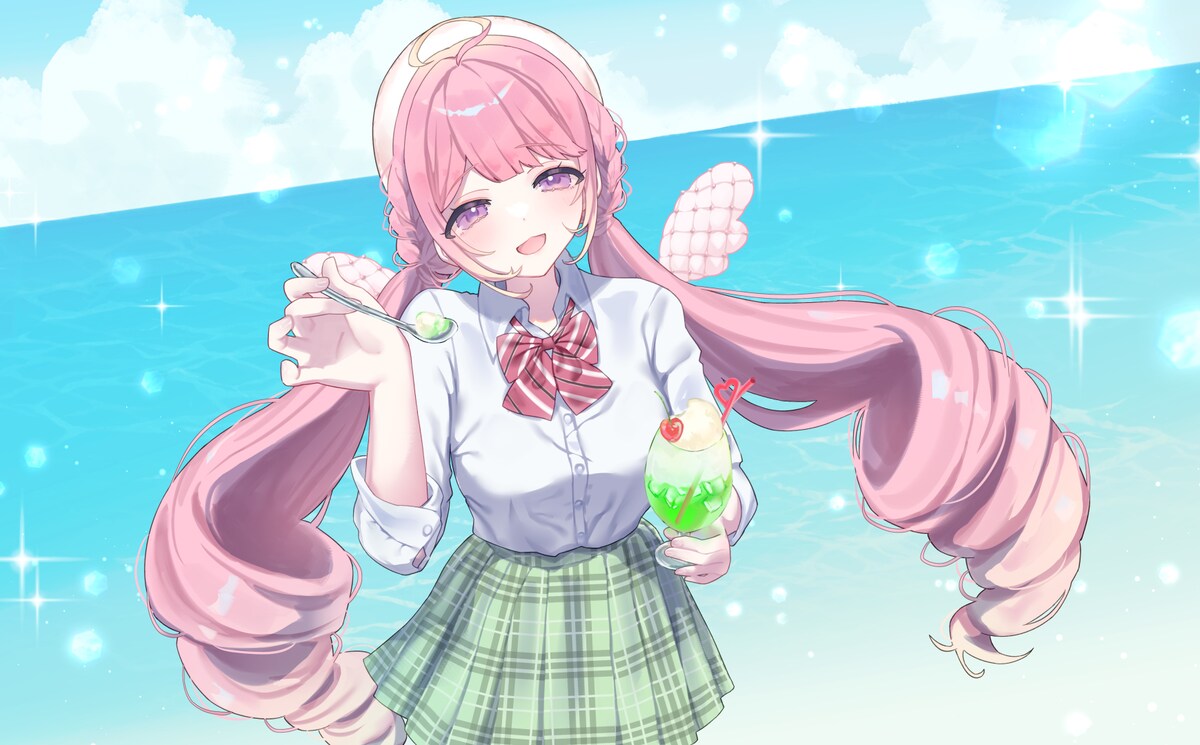甘楽はのね様　歌ってみた用イラスト