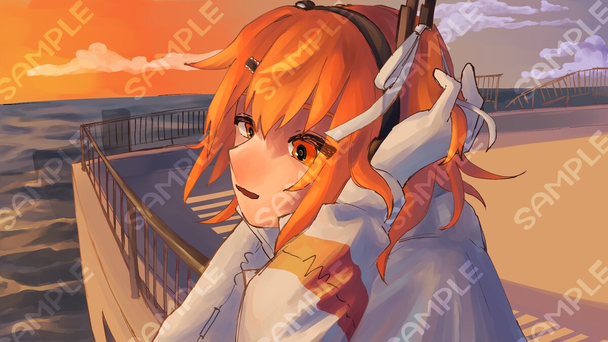 オリジナル曲MVのイラスト