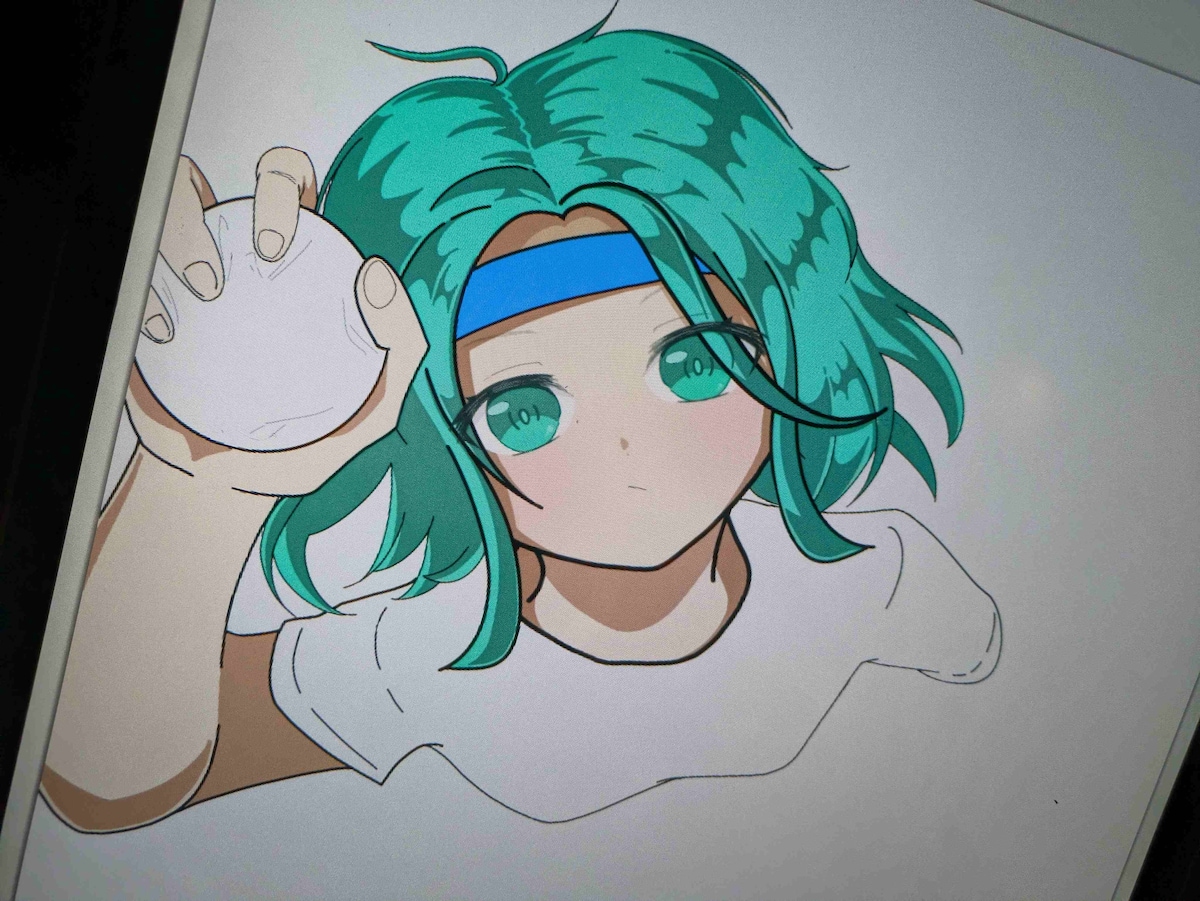 イラストの過程