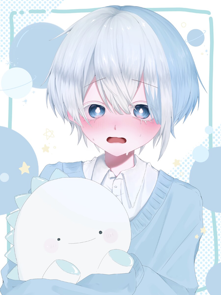 チェキ風カードのイラスト作成