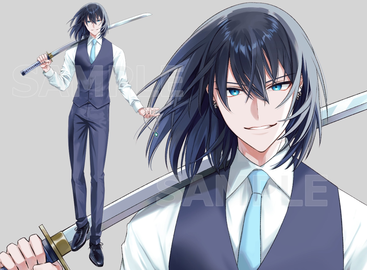 えびやどかり様オリジナルキャラクター立ち絵