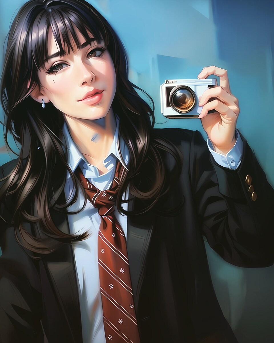 似顔絵からのアイコン④