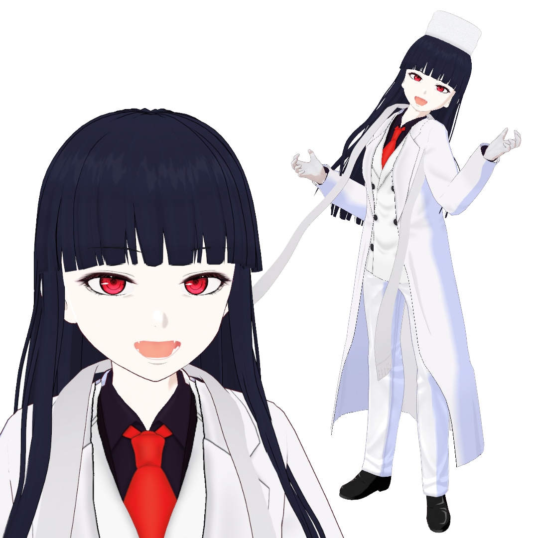 3D幼女 アーカード(幼女) | Mujo Moroyukiさん(3Dキャラクターモデラー)のポートフォリオ | ココナラ