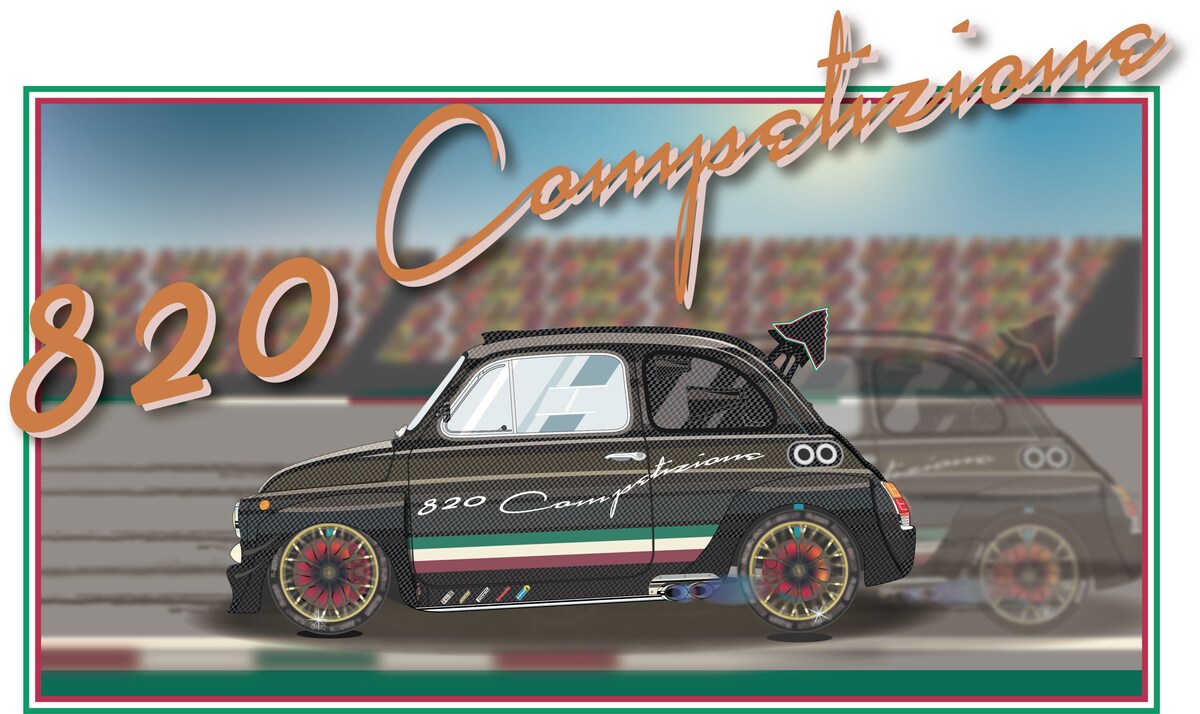 レーシングカー走行シーン