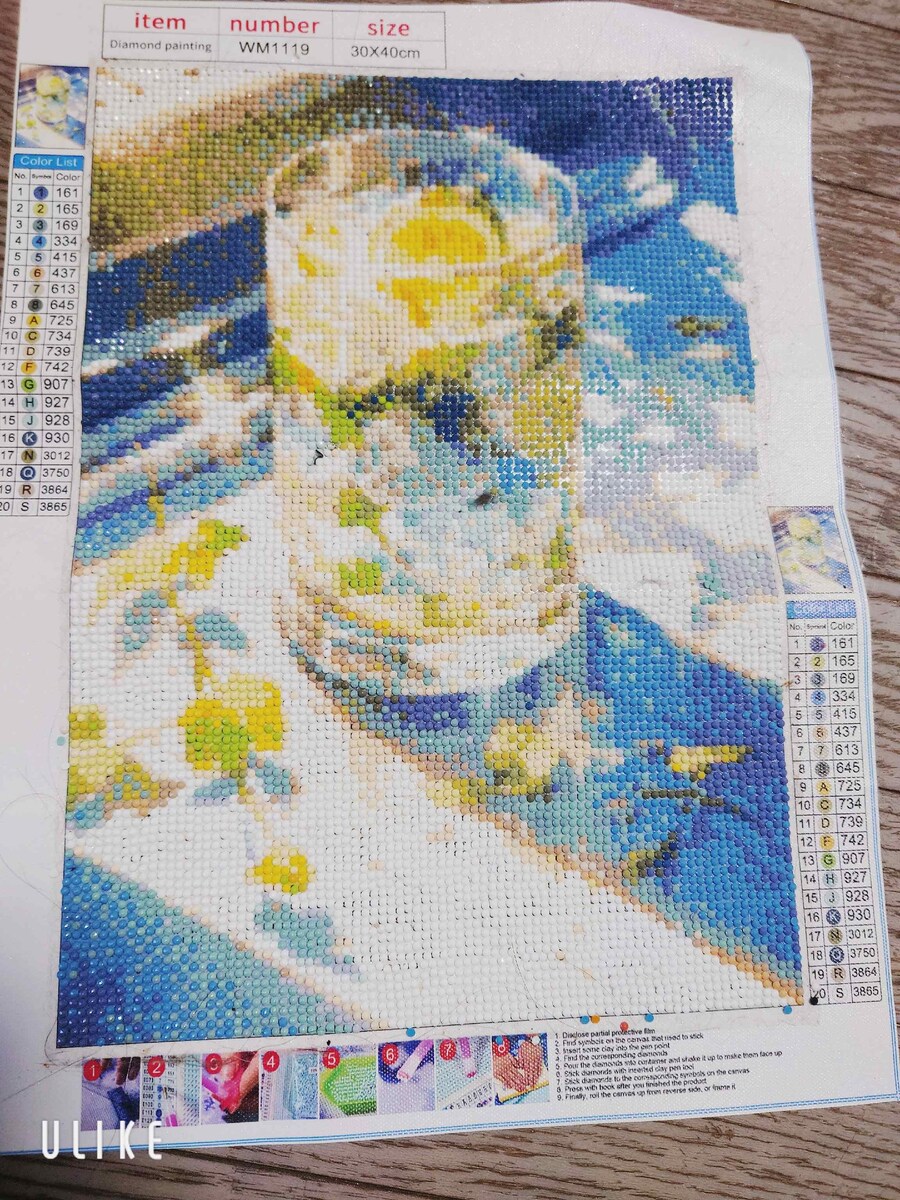 ダイヤモンドアート 夏