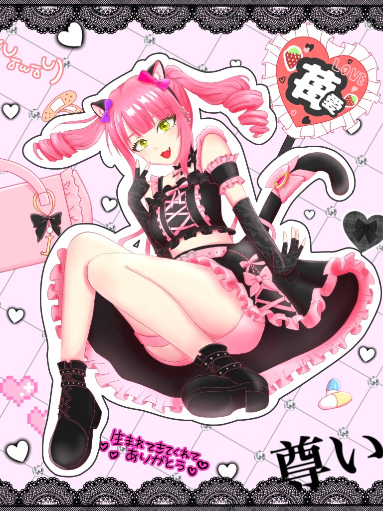キャラデザイン(一枚絵)