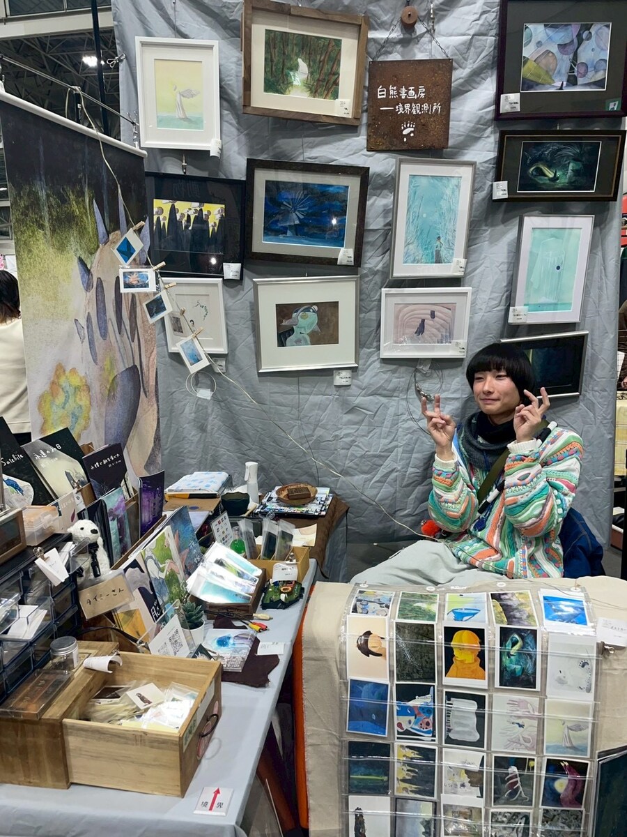 2025年12月 名古屋クリエーターズマーケット 出展風景