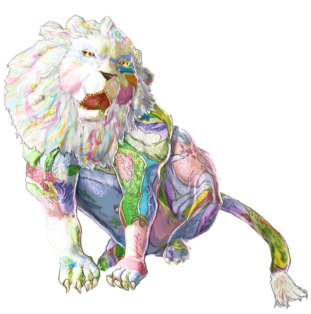 奇抜な獅子