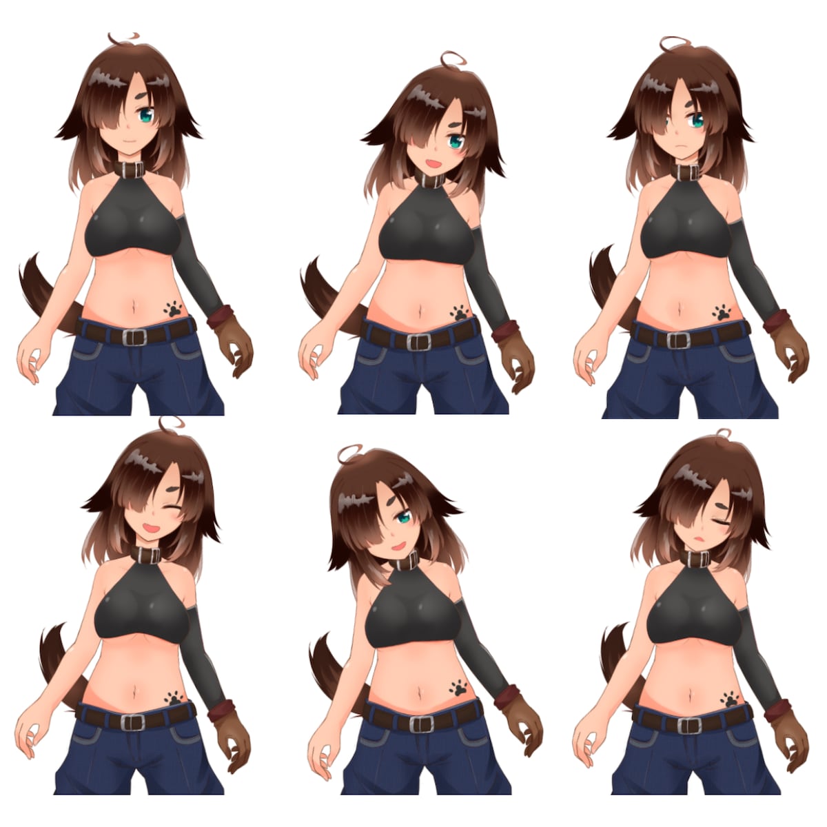 基本的な動作のみLive2Dモデル
