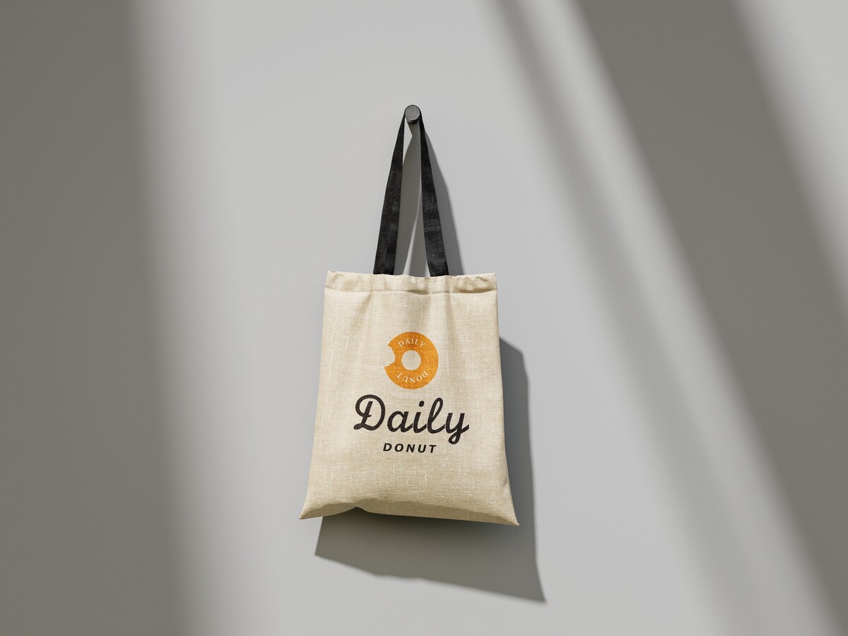 Daily donut totebag