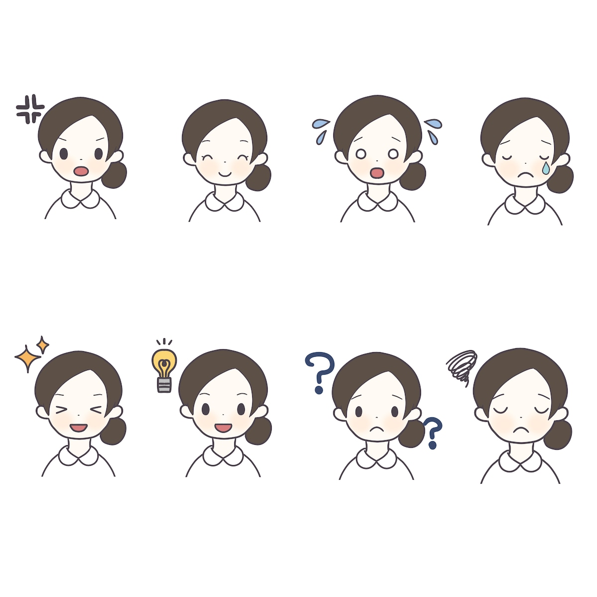 看護師のアイコンセット