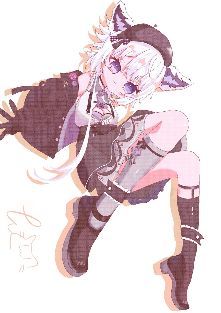 猫耳女の子