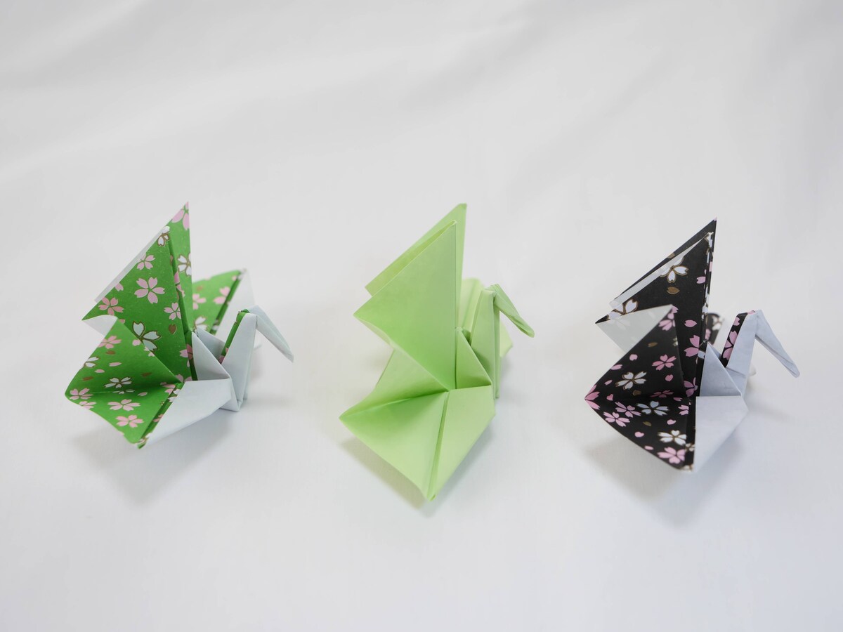 祝い鶴（折り紙）