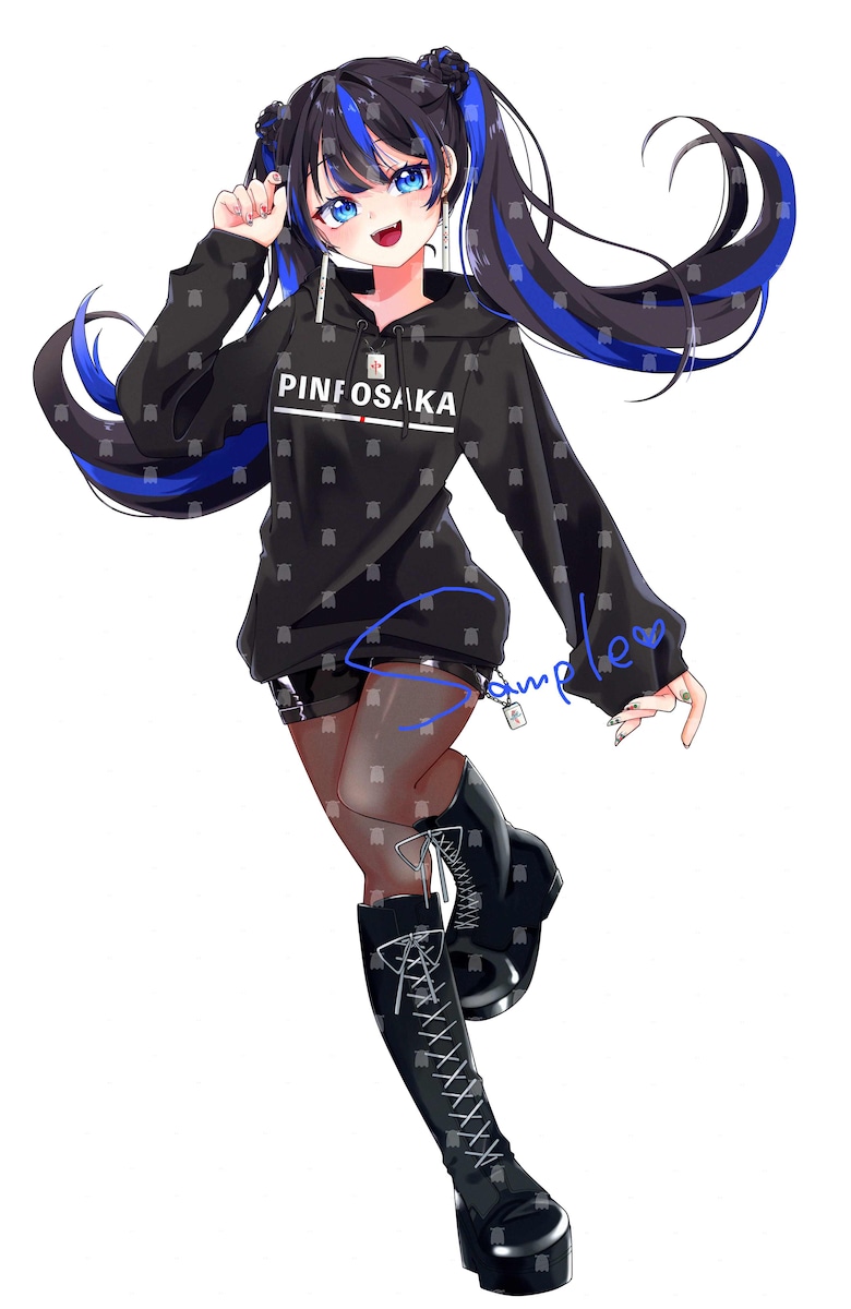 アパレルブランドイメージキャラクター立ち絵