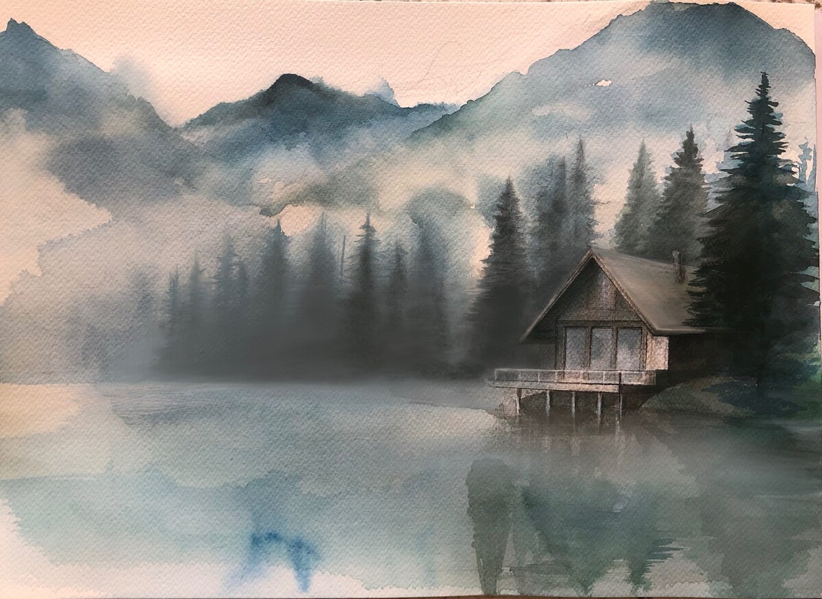 建築パースをお好みの風景と共に