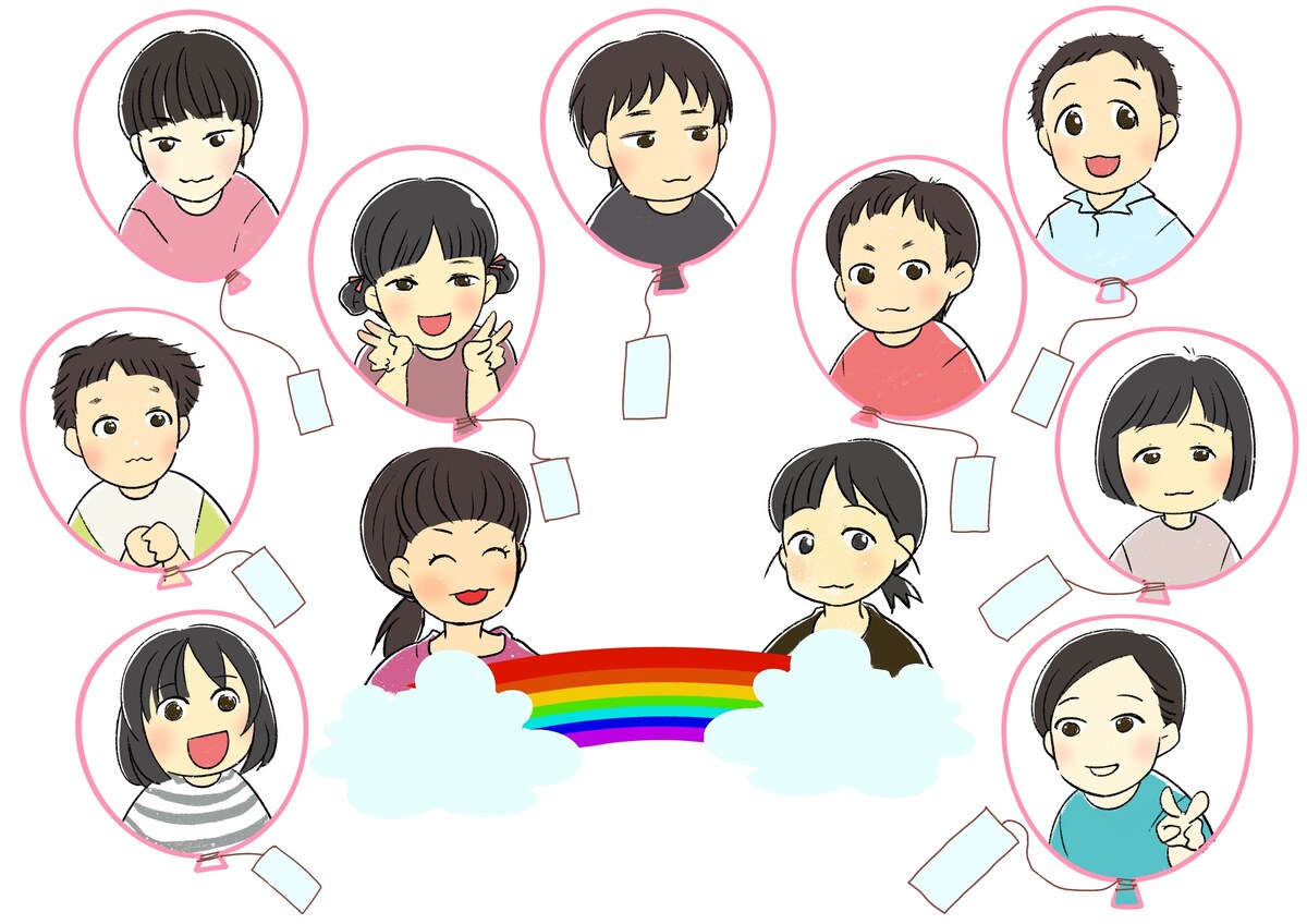 保育園の似顔絵作成