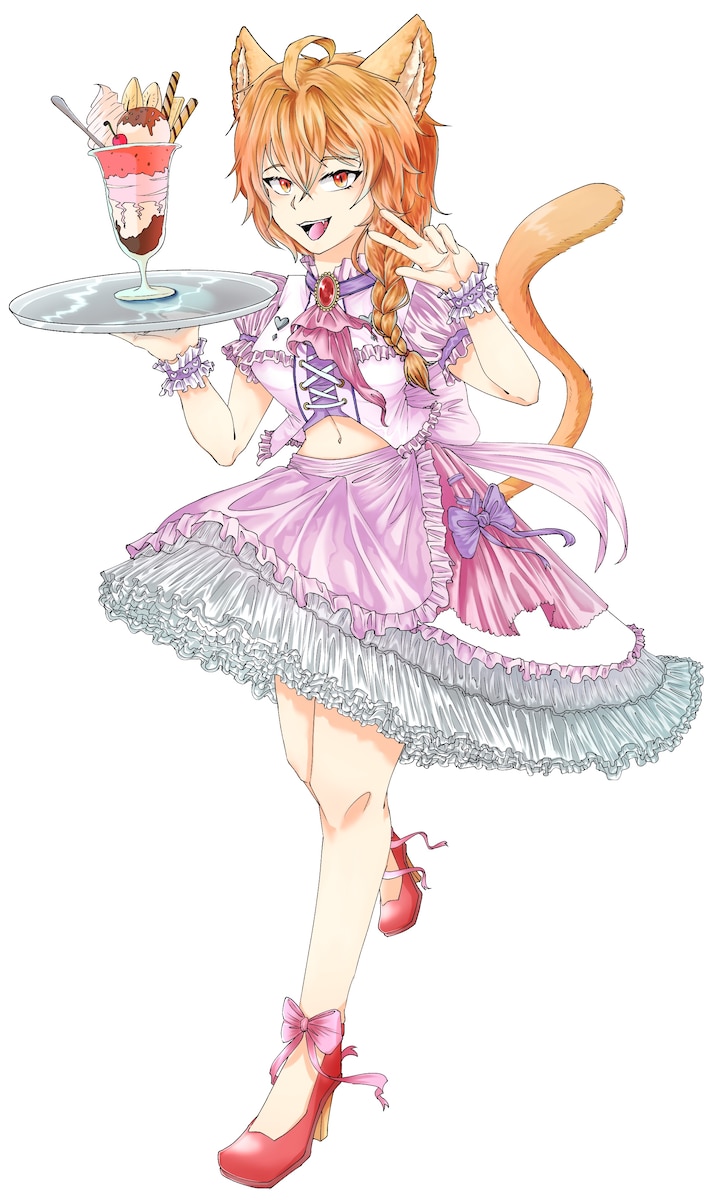IRIAMライバー様の立ち絵